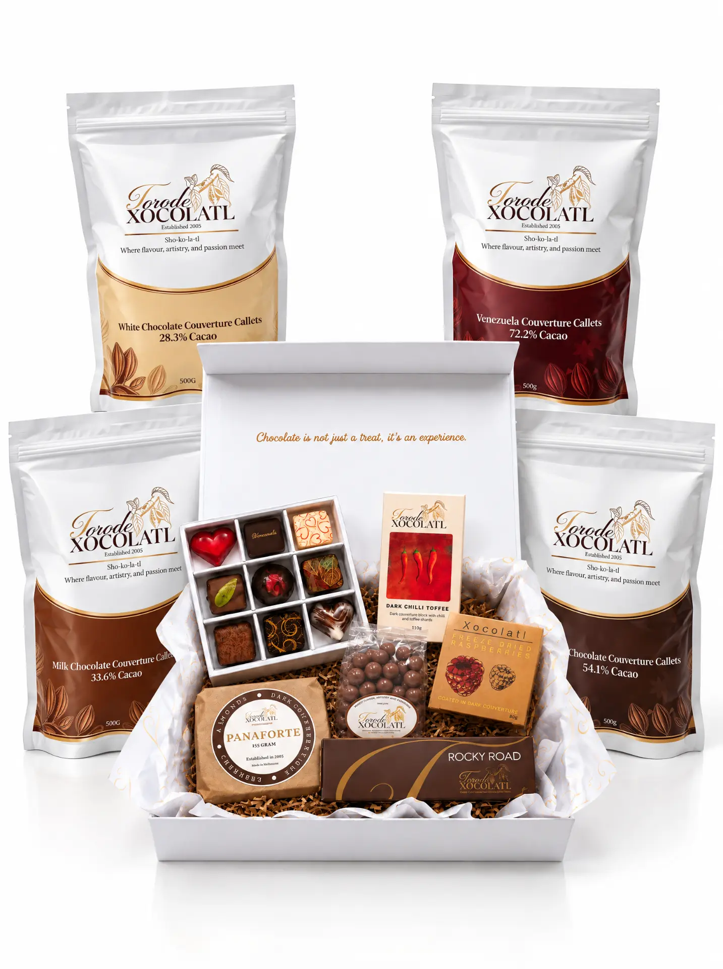 Torode Xocolatl — Corporate Hamper & Wholesale Chocolate Callets